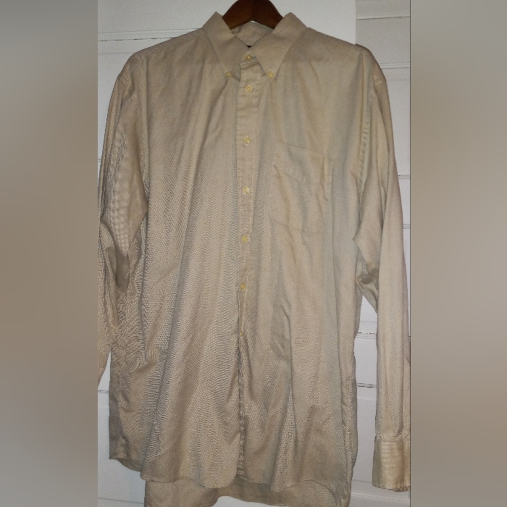Jos A Bank shirt size 17.5-35 tan